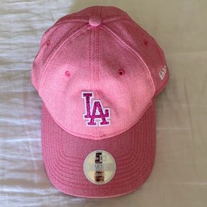 NWOT Pink Dodgers hat